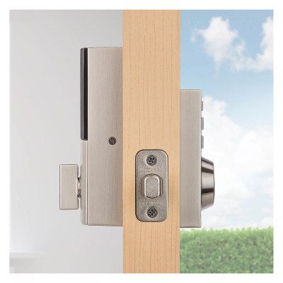Kwikset SmartCode 914 Zigbee Contemporary Deadbolt with Home Connect, Satin Nickel